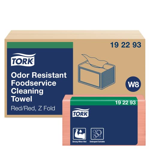 Toalha de limpeza de serviço de alimentos resistentes ao odor Tork