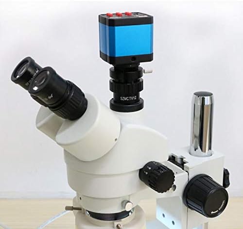 Acessórios para microscópio zxyan 0,5x 0,3x C Adaptador de montagem Reduzir lente interface da câmera CCD Lente de redução de ocular eletrônica compatível com o microscópio estéreo trinocular Educação