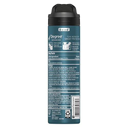 Deodorante de desodorante seco de spray seco de spray fresco para homens para homens com tecnologia movionSense 3,8 oz