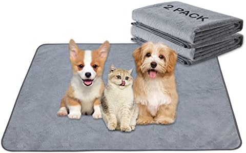 QEILS PROFIGOS PEE laváveis ​​para cães Whelping Reutiliza Puppy Pads 36 x41 Absorvente à prova de vazamento Caixa de areia, potty, viagens em casa ou cão de treinamento de caixas