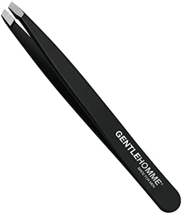 Gentlehomme Tweezer para sobrancelhas e barba masculina - aço inoxidável profissional - preciso para cabelos faciais e sobrancelhas