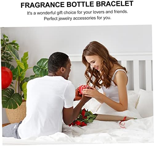 Fomiyes Bracelet de garrafa de óleo essencial Bracelets para mulheres pulseiras de pedra preciosa para mulheres pulseiras de