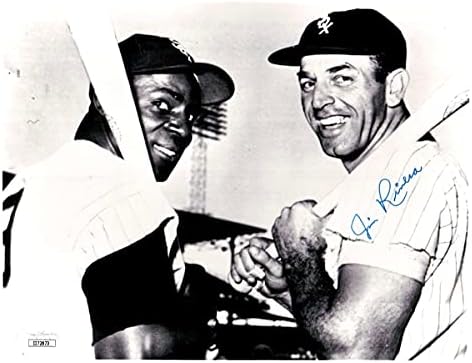 Jim Rivera assinou autografado 8x10 foto Chicago White Sox JSA II72873