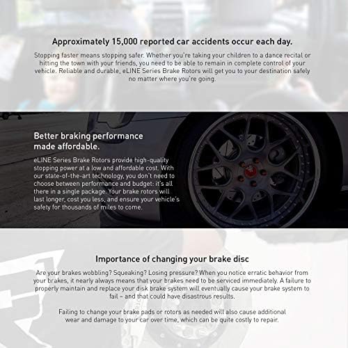 R1 Conceitos Freios dianteiros e rotores Kit | PATS DE FREIO FRONTAL | Rotores e almofadas de freio | Papvas e rotores de freio semi