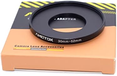 Lente de 30 mm a 52 mm Adaptador de lente da câmera, anel de ajuste de anel para cima de 30 mm a 52mm de filtro,