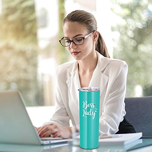 Chef Day Gifts-Boss Lady Skinny Tumbler, Boss Lady Gifts Para Mulheres, Presentes de Chefe para Boss Lady Boss Mulher