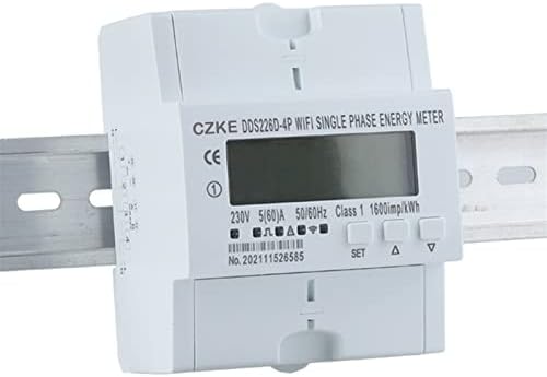 Gead single fase 220V 50/60Hz 65A DIN WIFI WIFI Smart Energy Meter Monitor KWH METER WATTMETER