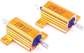 LM YN 10 watts 1 ohm 5% Resistor Wirewound Electronic Aluminium Shell Resistor Gold