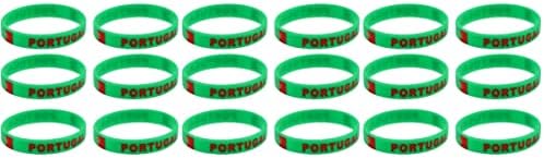 PretyZoom 18 PCs Sports Sports Nacional de ginástica Nacional de ginástica Fan Athletics UNISSISEX Bracelets Hockey Support