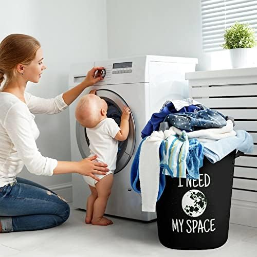 Eu preciso da minha cesta de lavanderia espacial cesto de roupa de lavanderia dobrável Bolsa de armazenamento de lavanderia