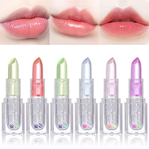 WGust Clear Flavo Lip Gloss Color Alteração de batom hidratante e hidratante Mudança de batom durável Cosméticos vintage Lip Lip Lin