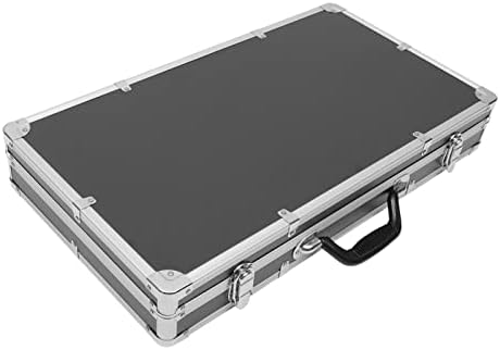 Doitool Pequeno multifuncional transportar caixa portátil caixa de ferramentas Caixa de estojo de alumínio Hard Caso Brandido