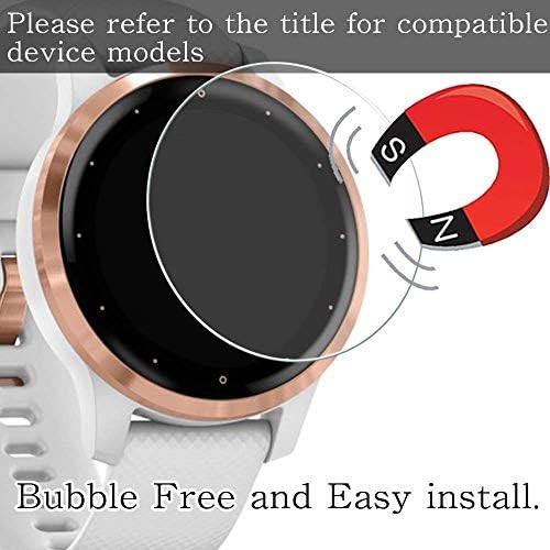 [3 pacote] Protetor de tela de vidro temperado Puccy compatível com Hublot 465.se.9010.RW.1604 Protetores de filme Anti Scratch Bubble grátis para smartwatch