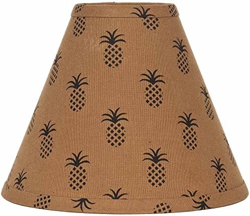 Coleção em casa por Raghu Pineapple Town Lampshade, 10 , Mocha/Black