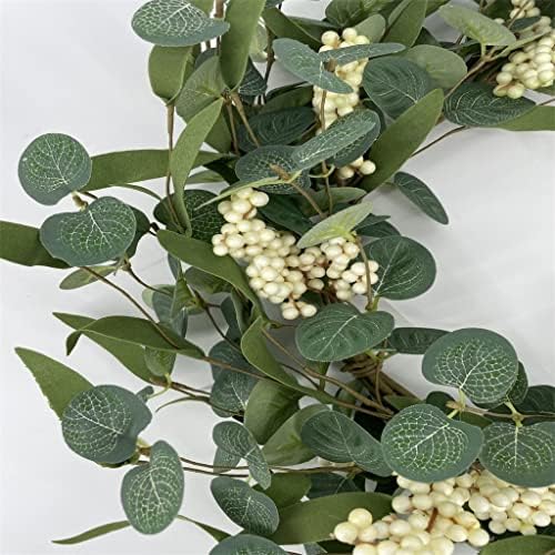 Zhaolei eucalyptus grinaldas de dinheiro folhas de folhas para janela alpendre a decoração do festival de eucalipto