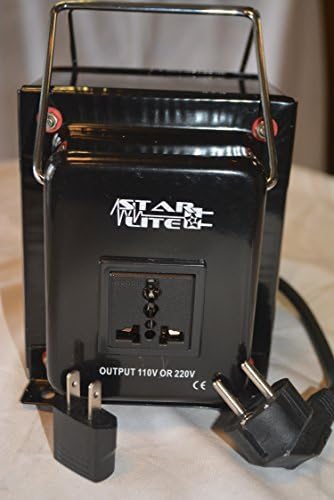 Starlite 3000 Watt Up/Down Tortage Converter Transformer WT -3000, garantia de 5 anos, proteção do fusível - Transformador de duas maneiras - 110 a 220 V ou 220 a 110 V 110/2010/220/240V