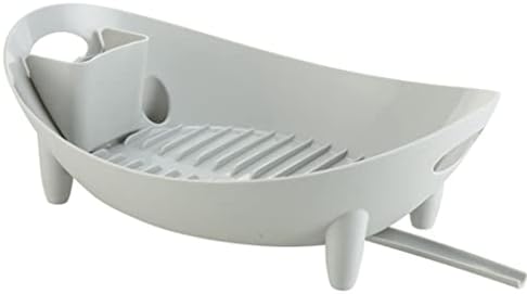 Jahh Dish Secying rack oval de forma oval com talheres de tigela de suporte de utensílios