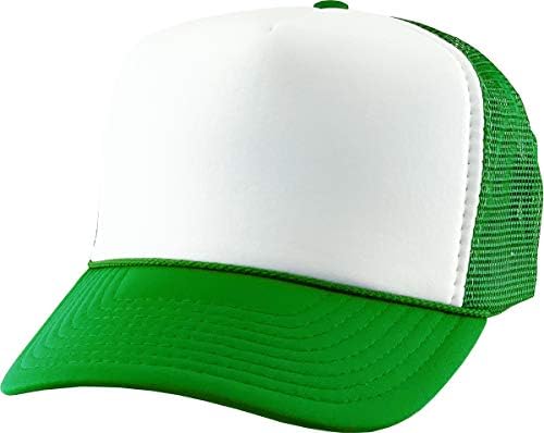 Classic Foam Front Mesh Backer Trucker Hat Hat Baseball Cap Plastic Summer Snapback ajustável