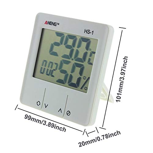 Liuzh Indoor LCD LCD Eletrônico Medidor de umidade Digital Termômetro Digital Hygrômetro