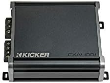 Kicker Comp R 12 polegadas 48VCWR122 Pacote de gabinete ventilado com amplificador e arame 46CXA4001