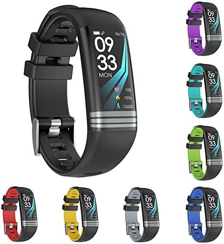 Rastreador de fitness gppzm, relógio inteligente Pedômetro à prova d'água Pulseira com pulseira com monitor Sport Sports Bracelet