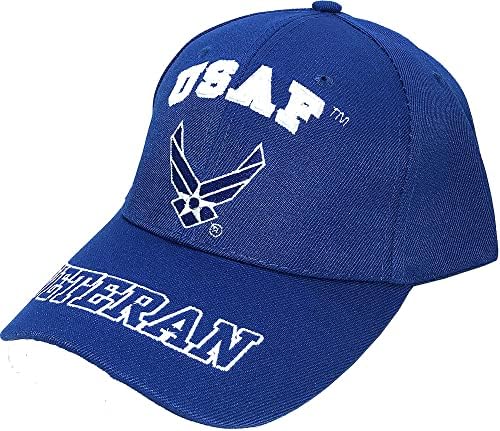 USAF VETERAN AIR AIR AIR AIRMENTE VETERAN BULL BASEBOL Cap Hat