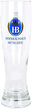 Hofbrauhaus weißbier vidro | Glass de cerveja de trigo 16,9 oz pacote de 2