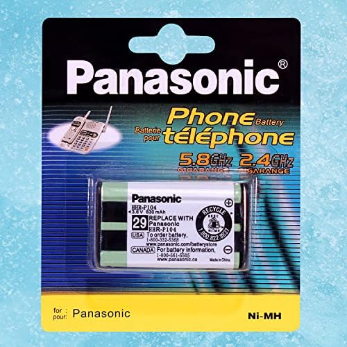 2pack sem fio telefone HHR-P104 3,6V 830mAh Bateria Ni-MH AAA Bateria recarregável para a bateria de substituição da Panasonic