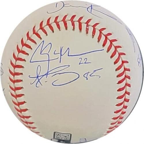 Clayton Kershaw Mookie Betts Bellinger Seagre assinou o Auto 2020 WS Baseball - Bolalls autografados
