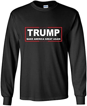 T-shirt de manga longa Trump torna a América ótima de novo