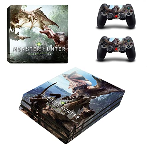 Game Monster Astella Armis Hunter PS4 ou Ps5 Skin Skin para PlayStation 4 ou 5 Console e 2 Controllers Decal Vinyl V15115