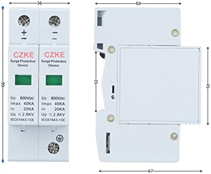 Kappde 2p 63a 80a 100a MCB Miniature Brawarter Protection Protecção de curto -circuito da disjuntor