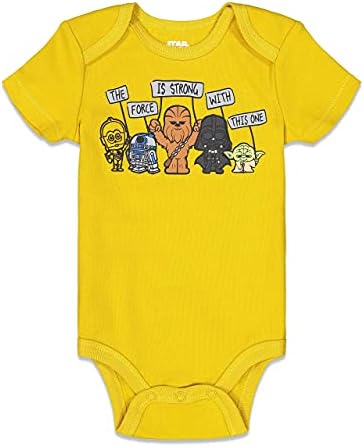 Star Wars Layette Conjunto: Sleep n Play, Calça, Bodysuit e Chapéu