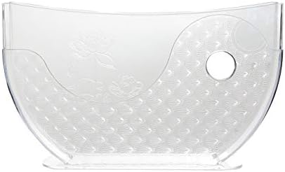 Octflor Rice Paper Water Bowl com suporte de bolso lateral mantém até 27 cm de papel de arroz para fazer rolinhos de primavera