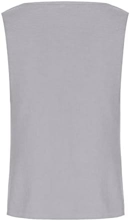 Mulheres sem mangas 2023 vneck algodão tanque cami básico casual solto ajuste relaxado tshirt de entreta de entreteda para mulheres 0c