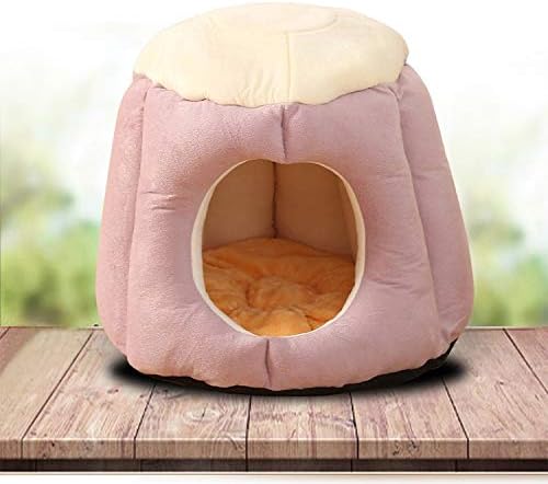 WSSBK Pet House Dog Cats Kennel Super New Bed Soft Princess House Multifucional Dog Bed Pad dobrável para cachorrinho cachorro