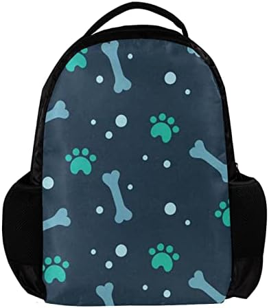 Mochila laptop VBFOFBV, mochila elegante de mochila de mochila casual bolsa de ombro para homens, cartoon adorável animal azul pata