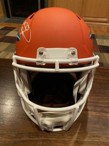 Tua Tagovailoa autografado Miami Dolphins Amp Fanáticos de capacete em tamanho real 3 - Capacetes NFL autografados