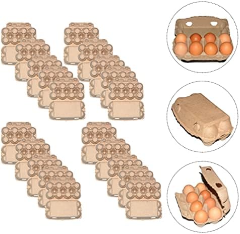 JOJOFUNY 20pcs Ovos de ovo, 8 grades portador de ovos de grande capacidade, recipiente de armazenamento de ovos de galinha, caixa de armazenamento de cartas de ovos para casa, fazenda, mercado, piquenique