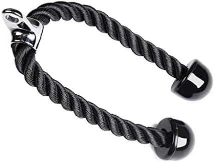 Tfiiexfl bíceps puxar corda de corda corda puxar para baixo nylon trançado fácil de segurar o cabo de cabo não deslizante para treinamento de academia