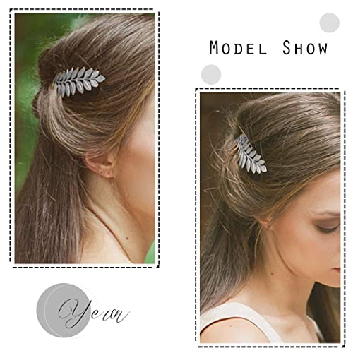 Yean folhas de noiva penteados acessórios de cabelo de casamento noivo para mulheres e meninas