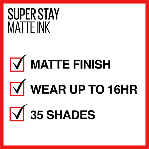 Maybelline Super Stay Stay Ink Liquid Batom Makeup, Amante e Pacote Sensacional de Lips Sensational