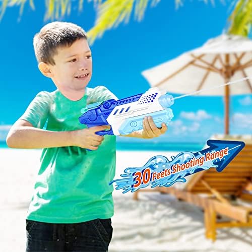Gun Water for Kids Squirt Gun - 3 pacote de 600cc Super Water Blaster Soaker com excelente alcance - Ideas Brinquedos de presente para piscina ao ar livre de verão