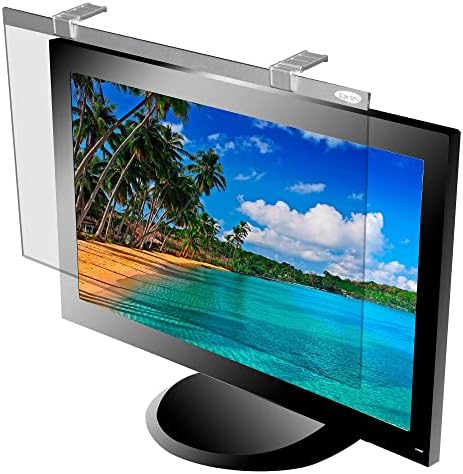 Kantek LCD Proteger a capa da tela do computador Anti Glare, se encaixa em monitores widescreen de 19 e 20, sem moldura, aprimora