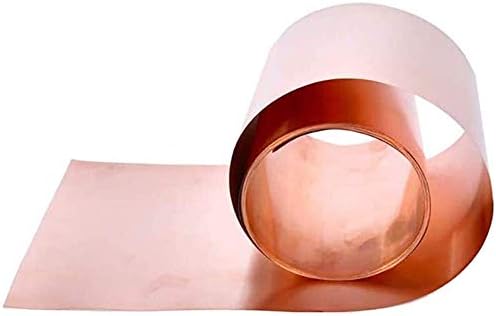 Folha de cobre Nianxinn 99,9% Folha de metal de cobre pura 0,8x200x1000mm para lavagem aeroespacial de artesanato placa de latão aeroespacial