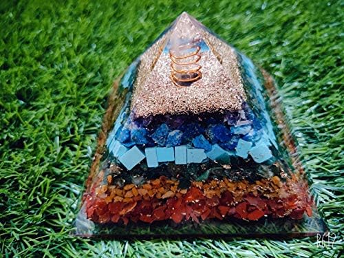 Aadhya bem-estar reiki piramida cristal natural a aventurina pirâmide chakra cura energia energia positiva e saúde cura saúde riqueza de energia gerador de energia prosperidade grande tamanho 70-80 mm