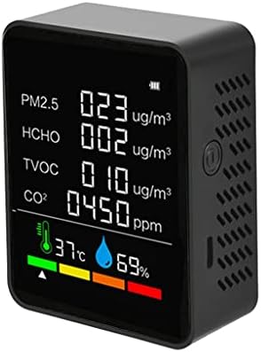 Quul monitor air monitor de carbono dióxido Detector de estufa de estufa de qualidade de qualidade de temperatura Monitor de umidade