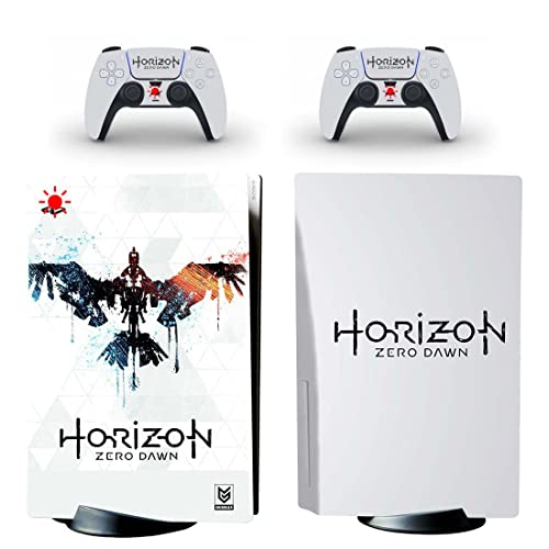 Game Horizonet Zero West Aloy PS4 ou PS5 Skin Skinper para PlayStation 4 ou 5 Console e 2 Controllers Decal Vinyl V12499