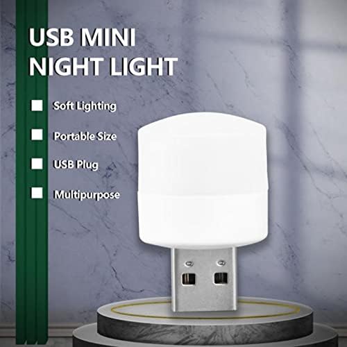 10pcs Usb Night Light, Atualizada Luz Night de Plug-in USB Atualizada para o quarto da sala de quarto da cozinha do corredor,