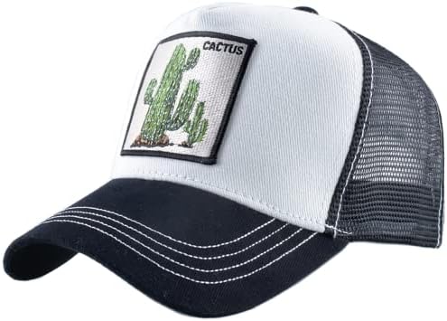 Animal bordado patch hat hat mh malha de beisebol baps para homens mulheres jovens adultos